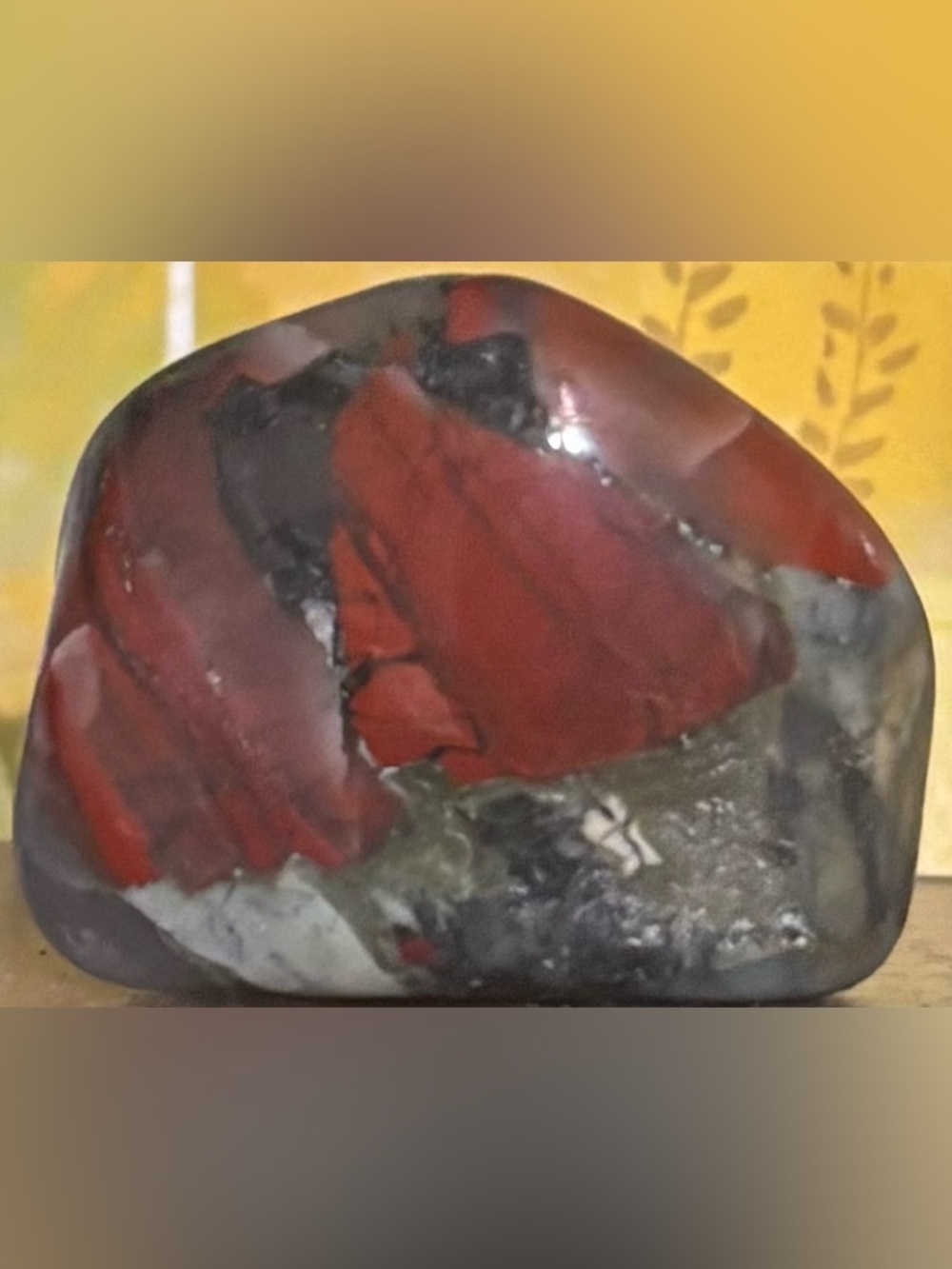 African Bloodstone
 (also known as heliotrope).